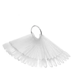 Палитра-веер для гель лака KODI овал 50 шт (Прозрачная)