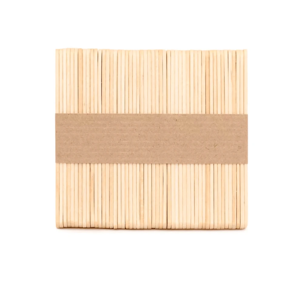 Шпатель деревянный узкий 2мм 10мм 114 мм 50 шт