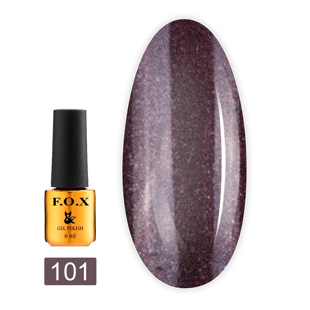 Гель лак FOX Gold Pigment 6 мл (101)