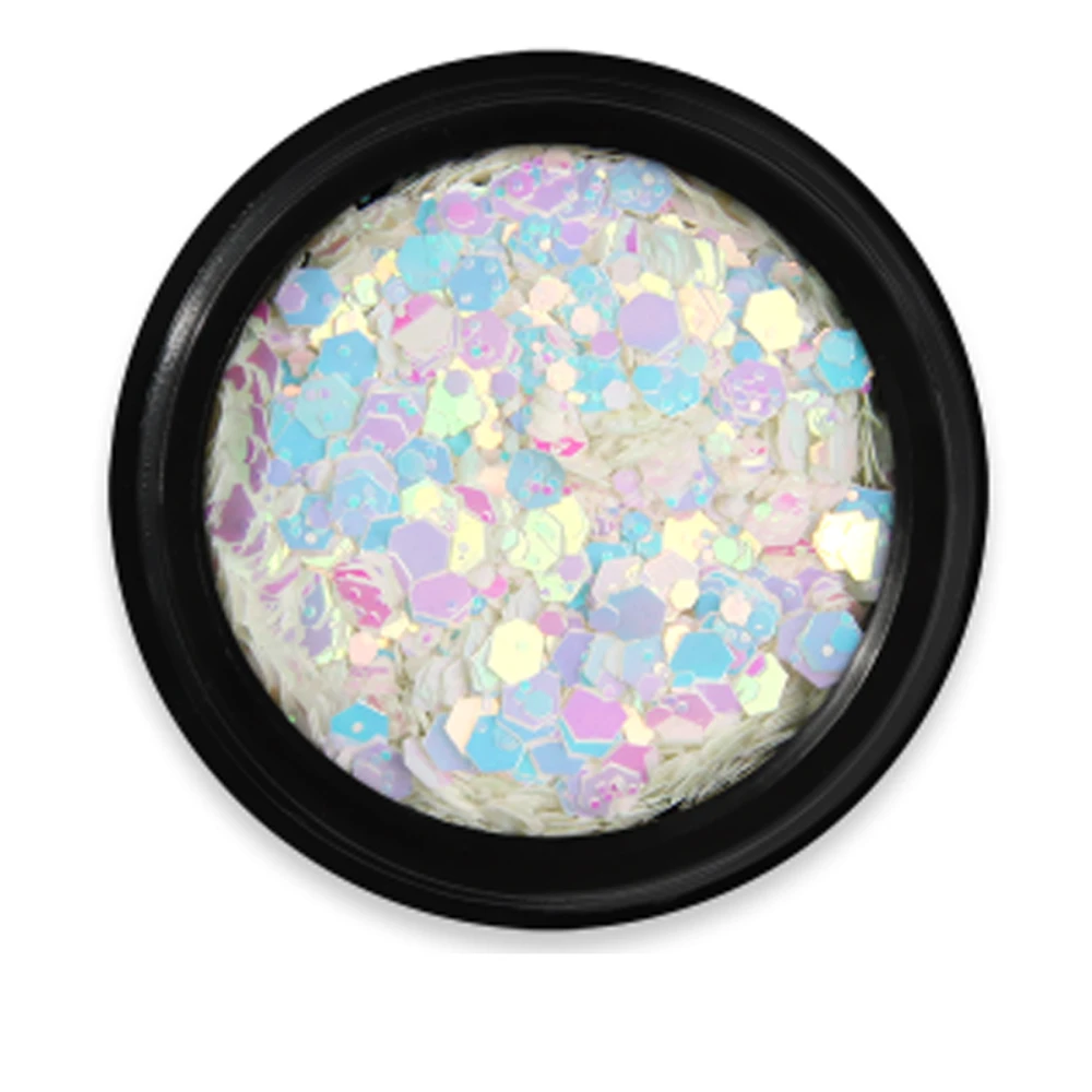 Гель-глитер Moyra голограммный микс (012)