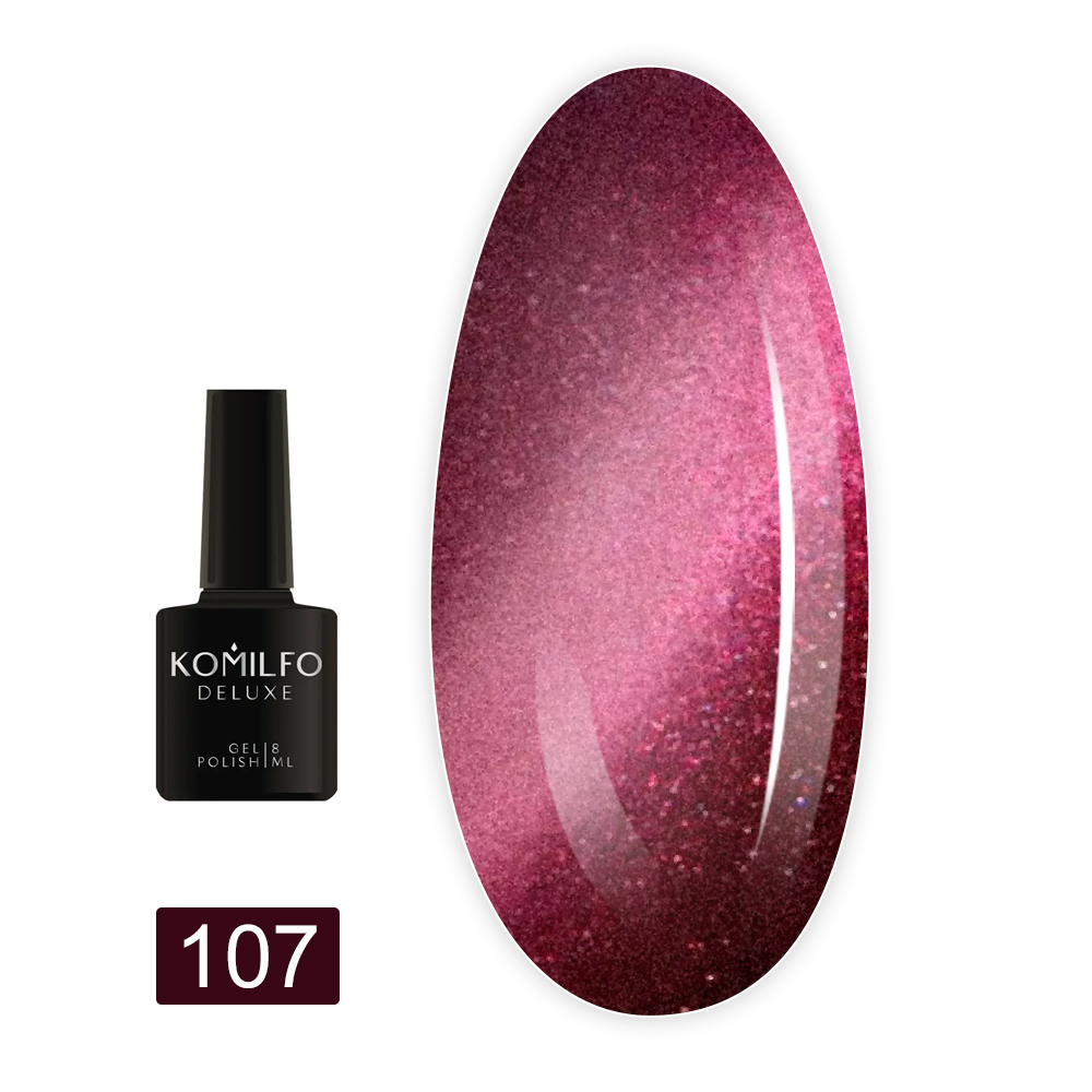 Гель-лак KOMILFO Fantasy Cats eye 8 мл (107)