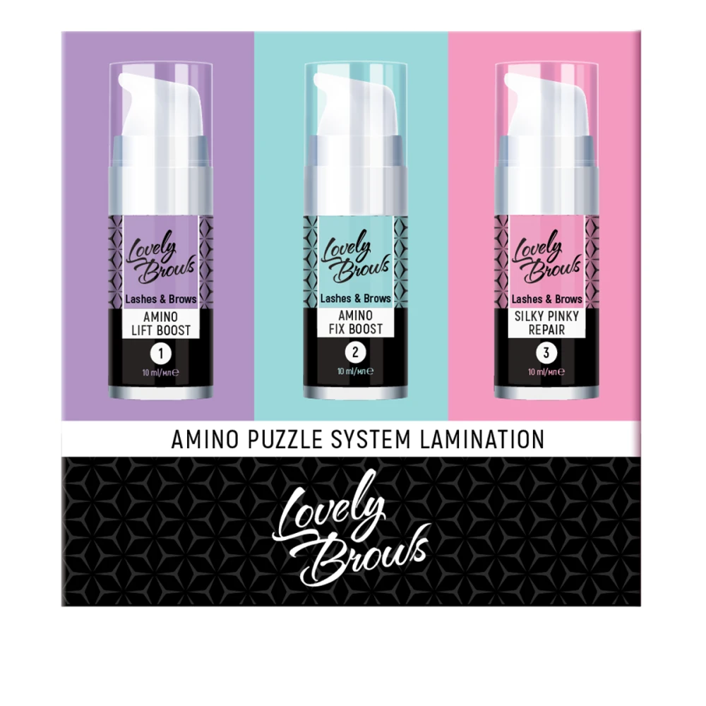 Набор для ламинирования Lovely Brows Amino Puzzle System Lamination