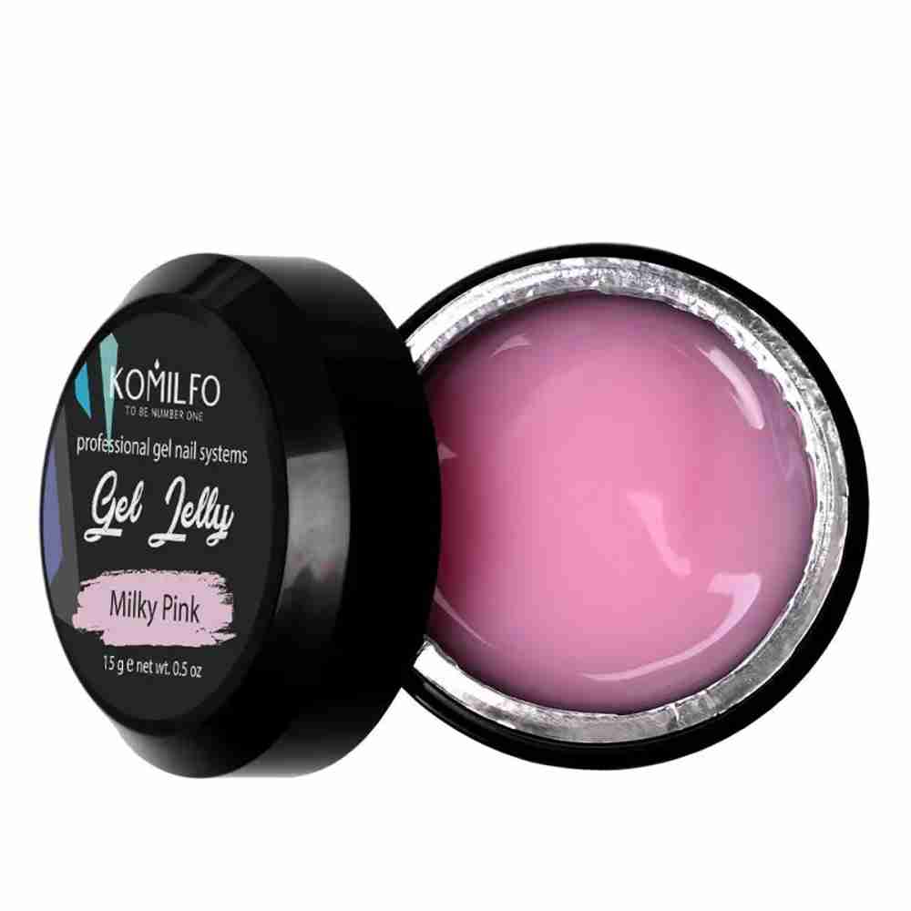 Гель KOMILFO Jelly 15 г (Milky Pink)