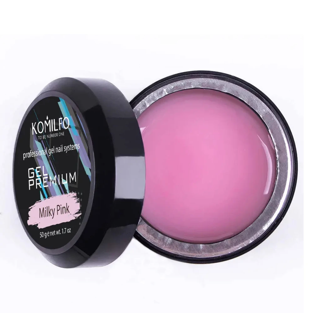 Гель KOMILFO Premium 50 г (Milky Pink)