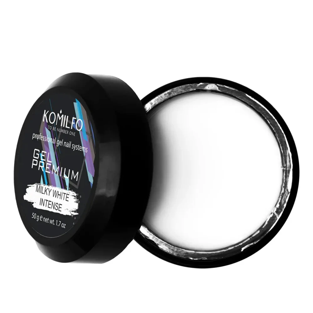 Гель KOMILFO Premium 50 г (Milky White Imtense)