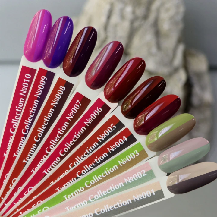 Гель лак KOMILFO Deluxe TERMO 8 мл (001)