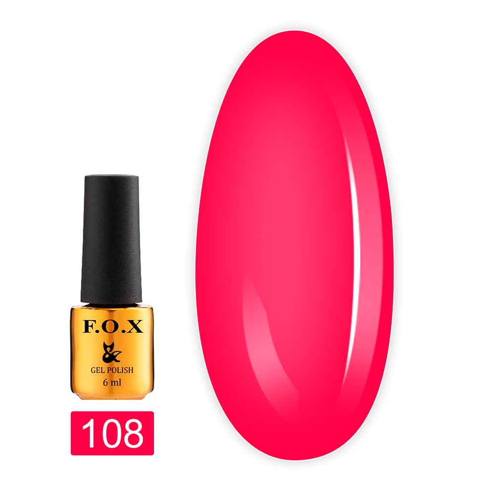 Гель лак FOX Gold Pigment 6 мл (108)