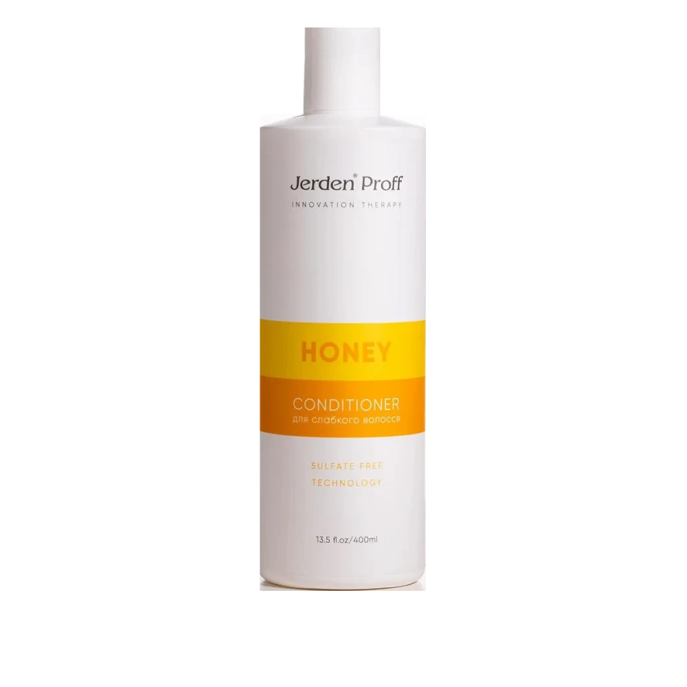 Кондиционер безсульфатный медовый для волос Jerden Proff Honey с маточным молочком 400 мл
