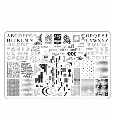 Пластина для стемпінга ART Stamping (0003)
