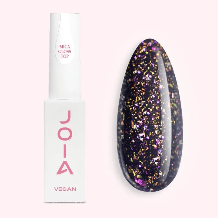 Закрепитель JOIA Vegan для ногтей Mica Gloss 8 мл