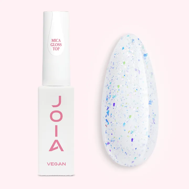 Закрепитель JOIA Vegan для ногтей Mica Gloss 8 мл