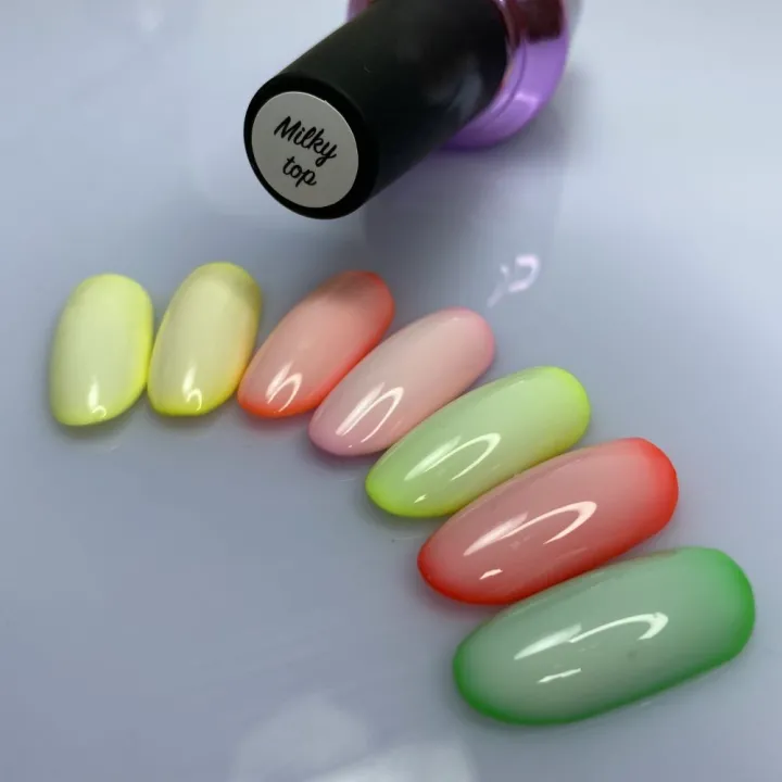 Топ Elise Braun для гель лака Milky 15 мл