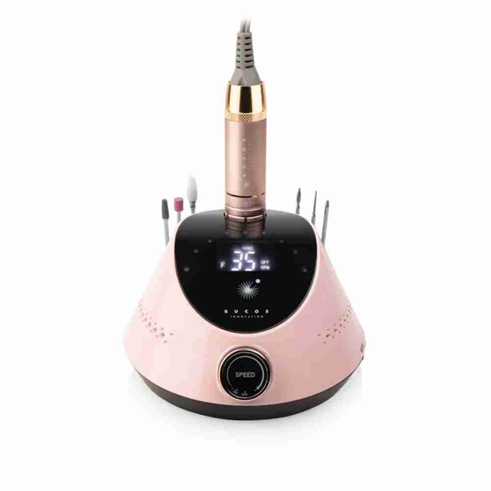 Фрезер для манікюру Bucos Nail Drill X2 PRO(65W35000 об) (BLUSH PINK)