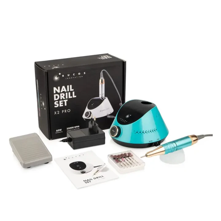 Фрезер для манікюру Bucos Nail Drill X2 PRO(65W35000 об) (TIFFANY)