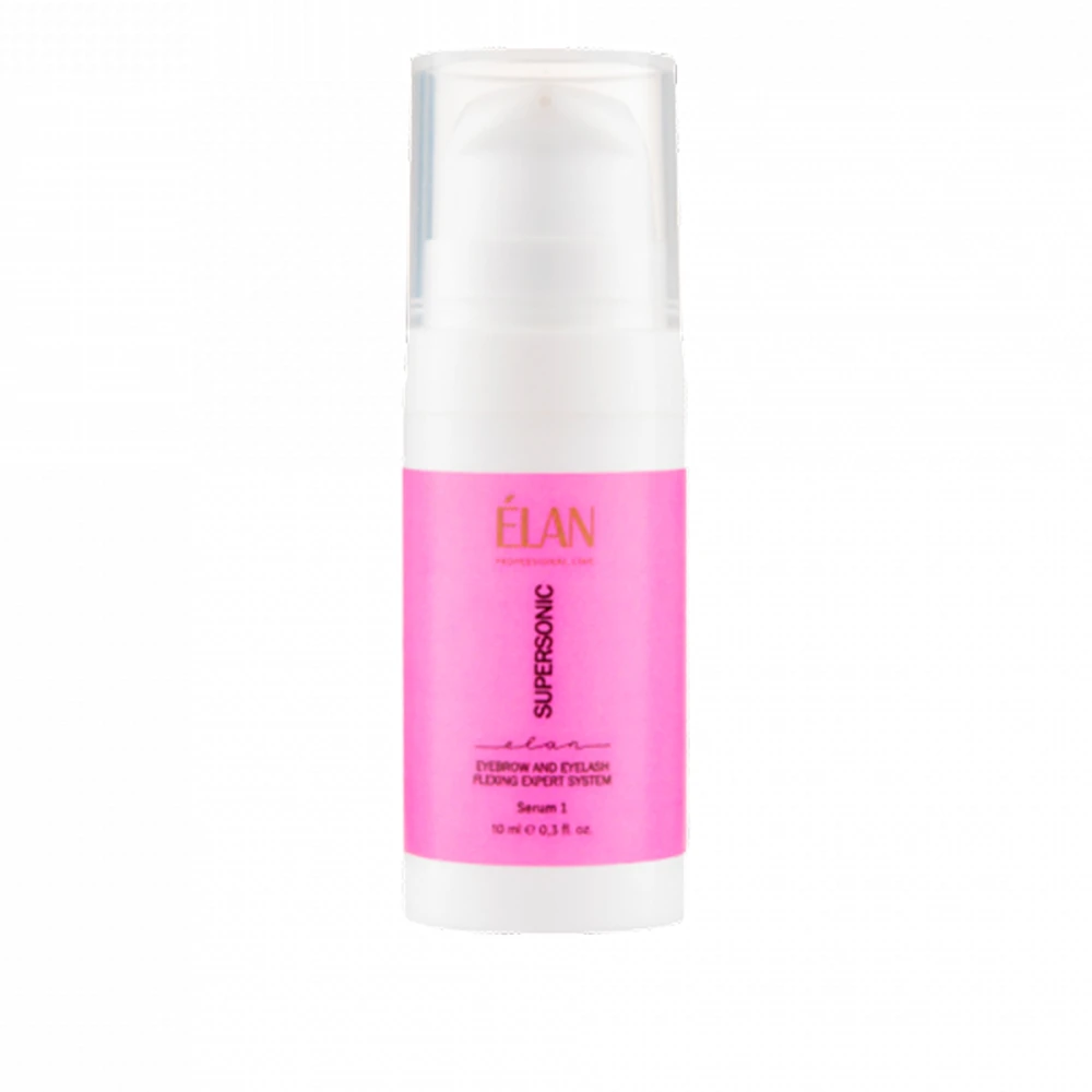 Эксперт-система флексинга ресниц Elan SUPERSONIC Серум 1 розового цвета 10 мл