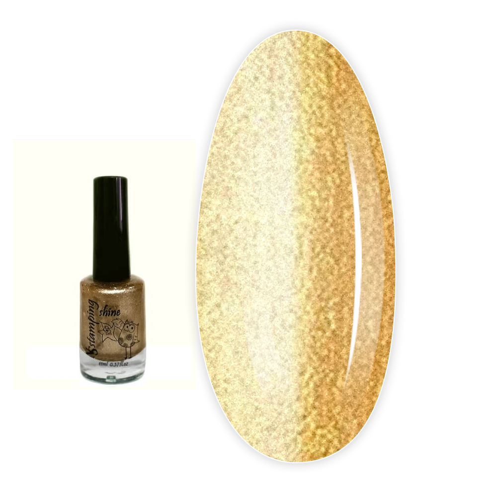 Лак NailStory для стемпинга Shine11 мл (золото)