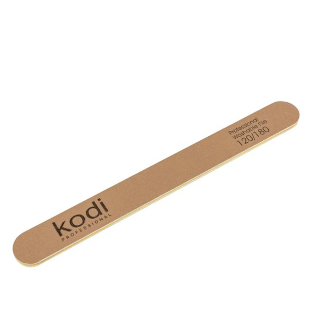 Пилка КODI Прямої форми № 8 золотисто-жовта 120/180  розмір (178/19/4)