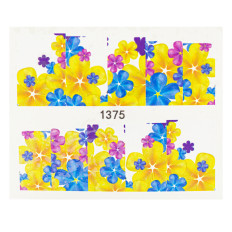 Наклейки NailStory водные для ногтей (XF1375)