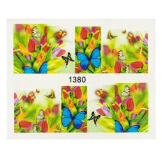 Наклейки NailStory водные для ногтей (XF1380)