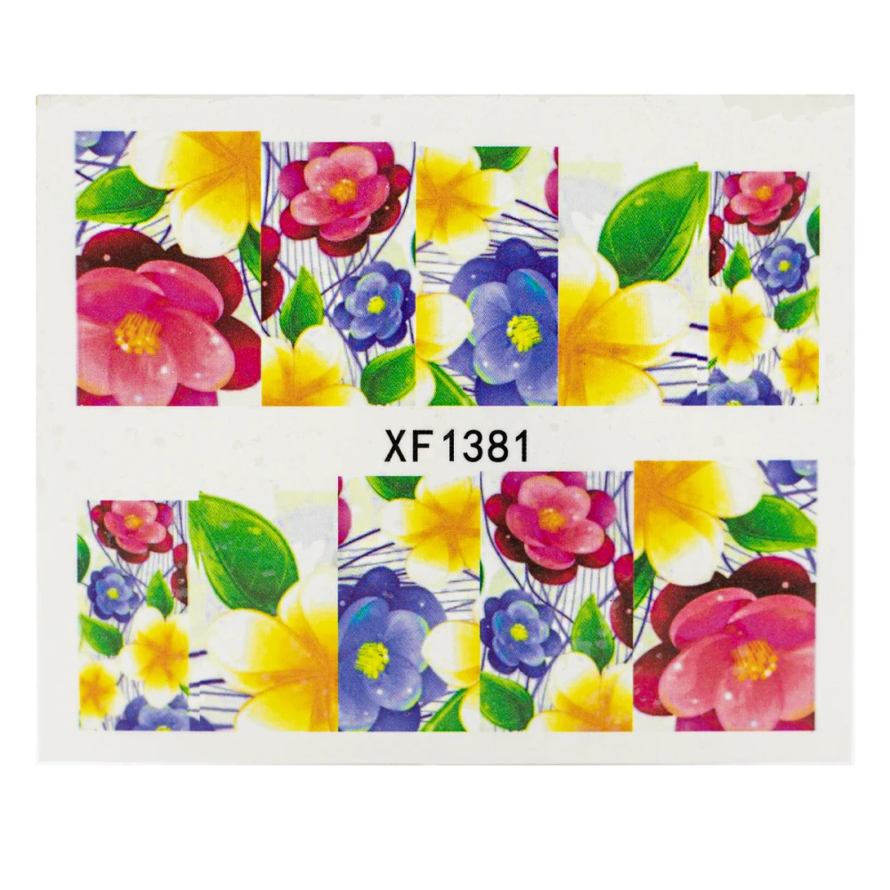 Наклейки NailStory водные для ногтей (XF1381)