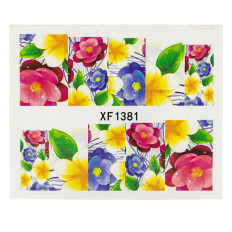 Наклейки NailStory водные для ногтей (XF1381)