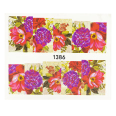 Наклейки NailStory водные для ногтей (XF1386)