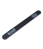 Пилка КODI Прямої форми № 49 чорно-фіолетова 220/220 розмір (178/19/4)