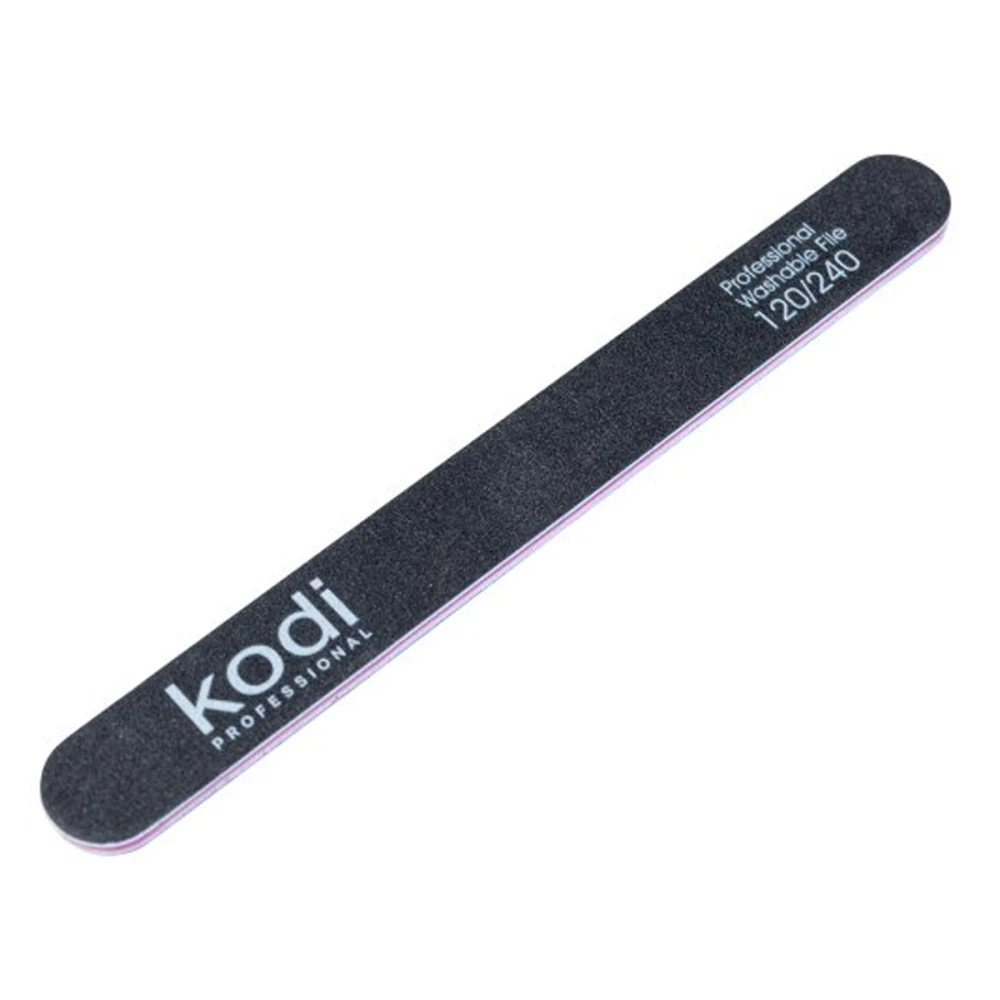 Пилка КODI Прямой формы № 54 черно-фиолетовая 120/240 размер (178/19/4)