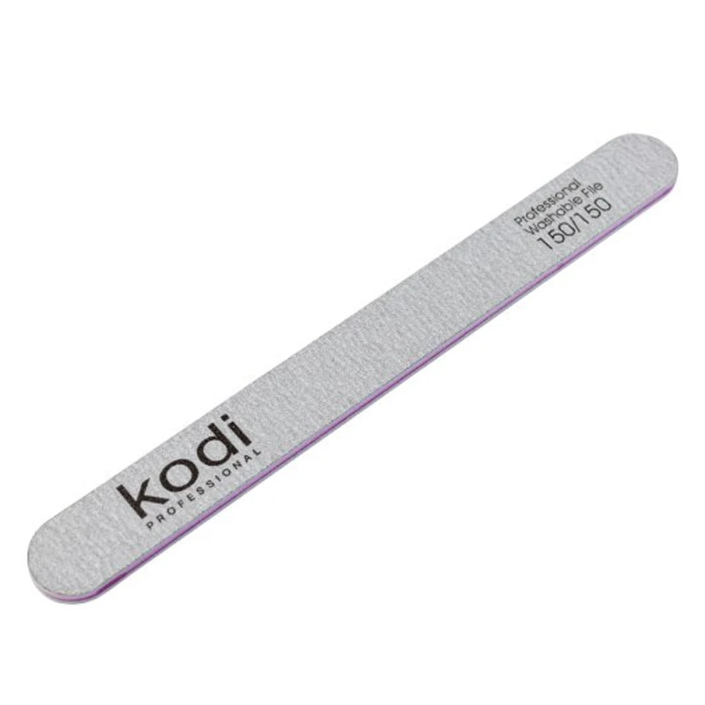 Пилка КODI Прямої форми № 102 сіра-фіолетова 150/150 розмір (178/19/4)