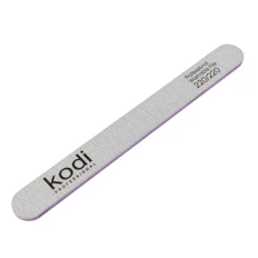 Пилка КODI Прямой формы № 104 серо-фиолетовая 220/220 размер (178/19/4)