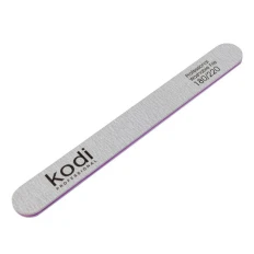 Пилка КODI Прямой формы № 106 серо-фиолетовая 180/220 размер (178/19/4)