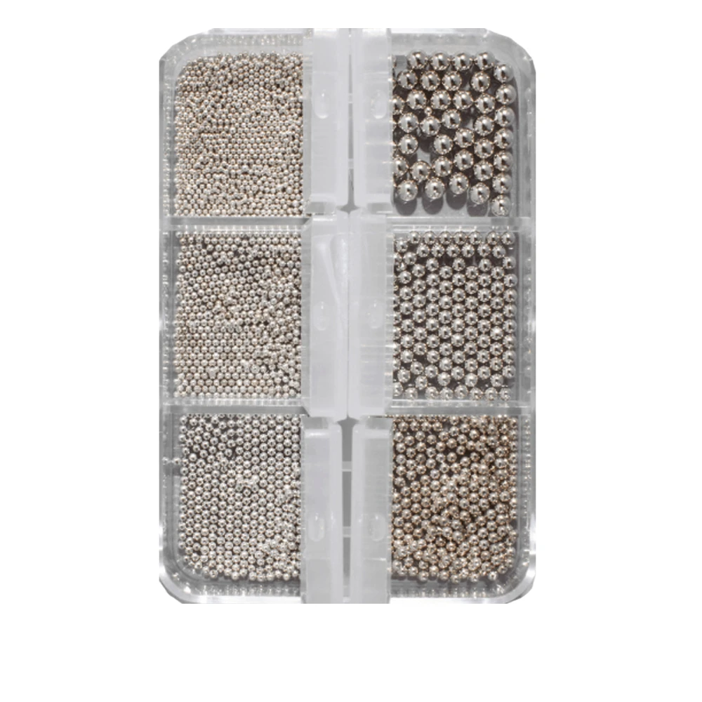 Бисер для дизайна ногтей KODI (Light gray)