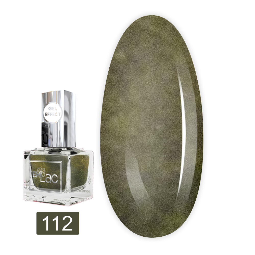 Лак E.MI Lac Gel Effect 6 мл (112 Оливки для мартіні)