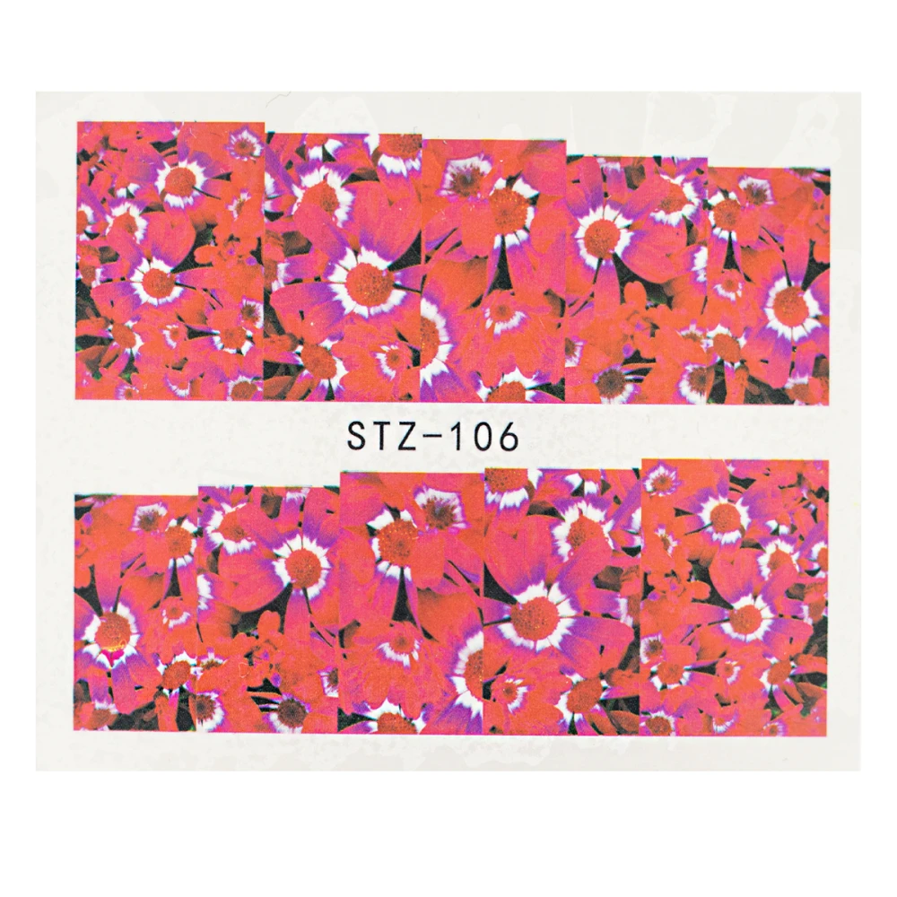 Наклейки NailStory водные для ногтей (STZ106)