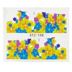 Наклейки NailStory водные для ногтей (STZ108)