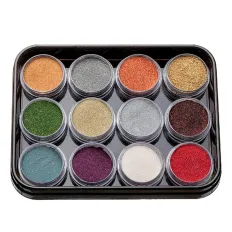 Набор акриловых пудр цветных 4,5 г 12 шт (02G)