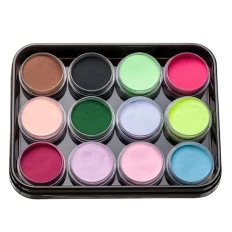 Набор пудр акриловых цветных KODI 4.5 г12 шт (02L)