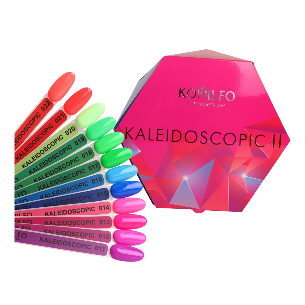 Набор гель лаков KOMILFO Kaleidoscopic Collection 12*8 мл