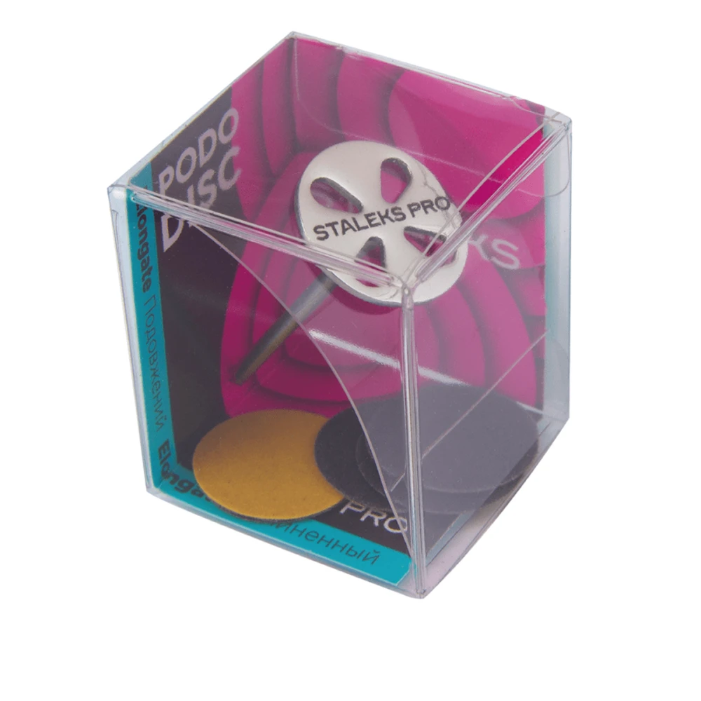 Диск педикюрный удлиненный Сталекс PODODISC EXPERT M со сменным файлом 180 grit 5 шт (20 мм)