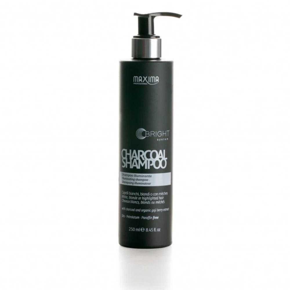 Шампунь для придания холодных оттенков светлым волосам Maxima с активированным углем 250 мл