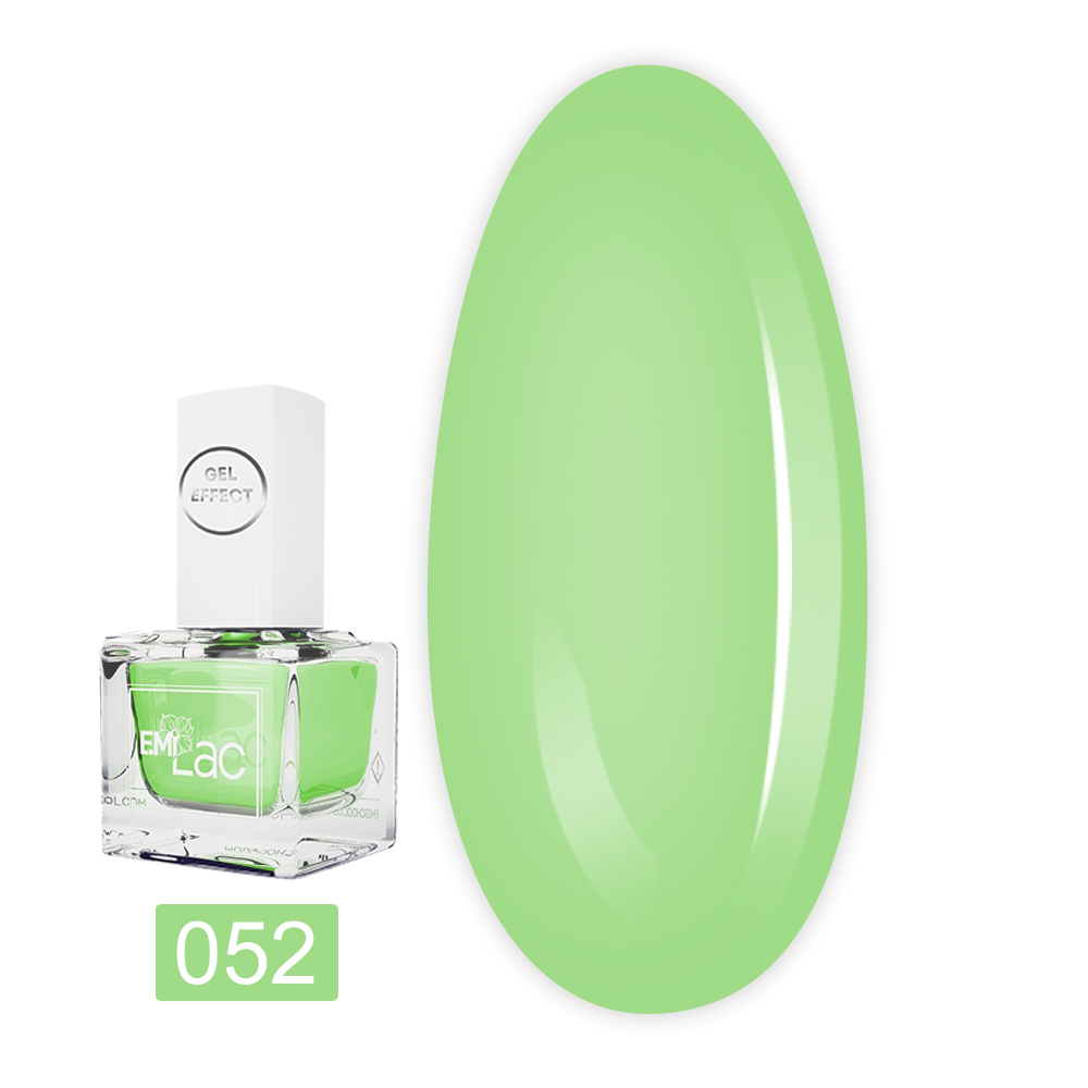 Лак E.MI Lac Gel Effect 9 мл (052 Лайм)