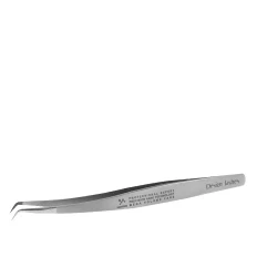 Пинцет Design Lashes L 6 мм Нано матовый (сатин)