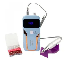 Фрезер портативный на аккумуляторе SG 703 35W 35000 (Голубой)