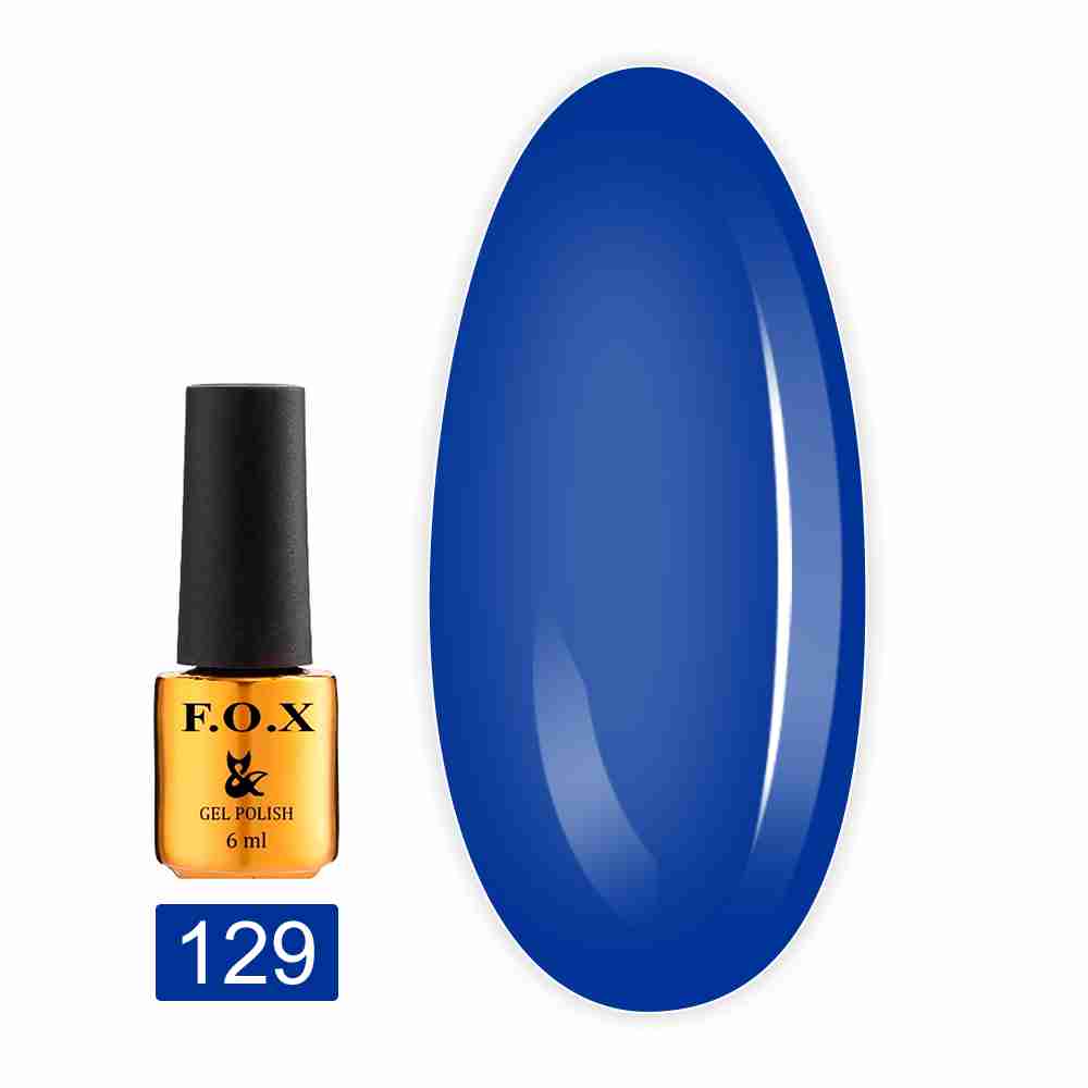 Гель-лак FOX Gold Pigment 6 мл (129)