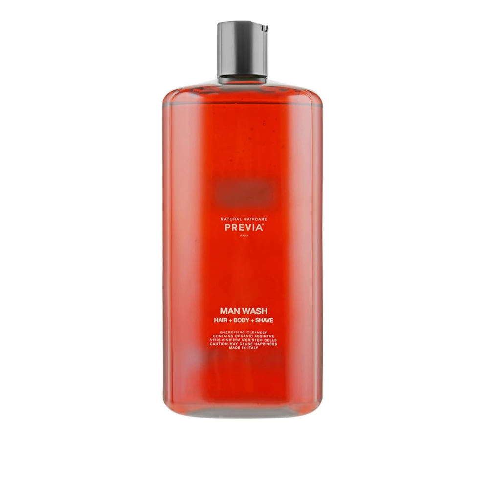 Ванна тонизирующая PreviaPrevia MAN для тела и волос 1000 мл