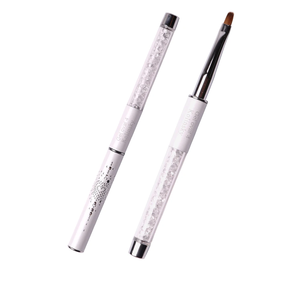 Кисточка KOMILFO Gel Oval 4 (Kolinsky)