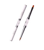 Пензлик KOMILFO Double Acrylic 4 (Kolinsky) Gel flat 4 (Nylon)