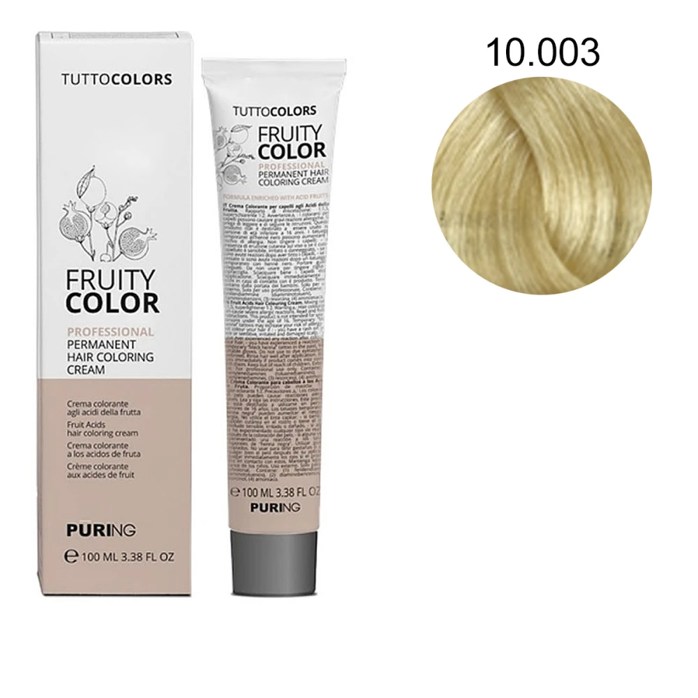Краска-крем Puring Fruity Color с фруктовыми кислотами 100 мл (10003)