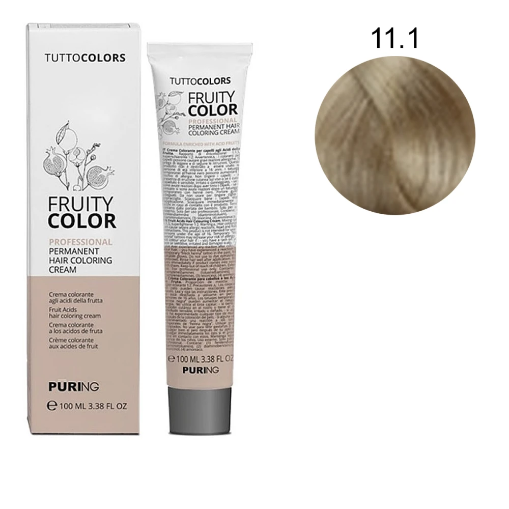 Краска-крем Puring Fruity Color с фруктовыми кислотами 100 мл (11-1)