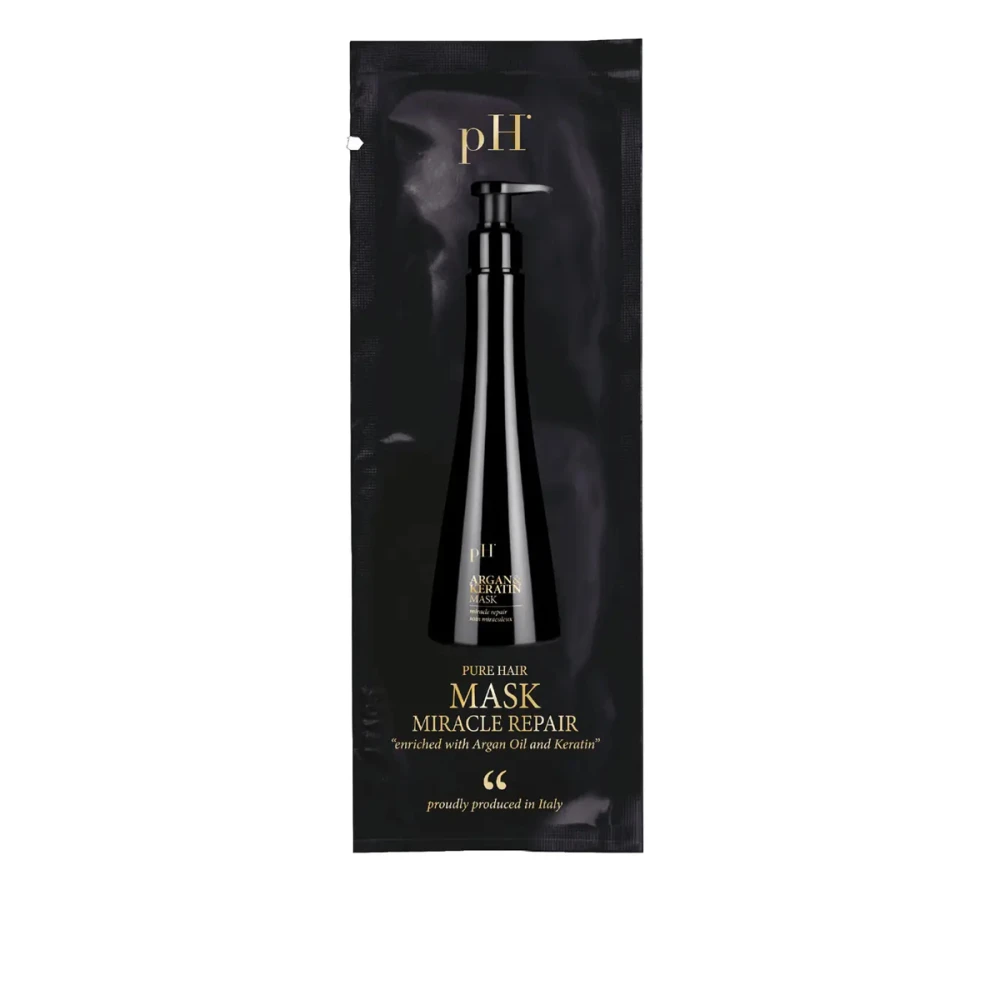Маска pH Арган и Кератин для волос 10 мл